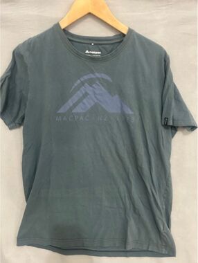 Macpac Men's Gray Graphic Short Sleeve T-Shirt Size Large